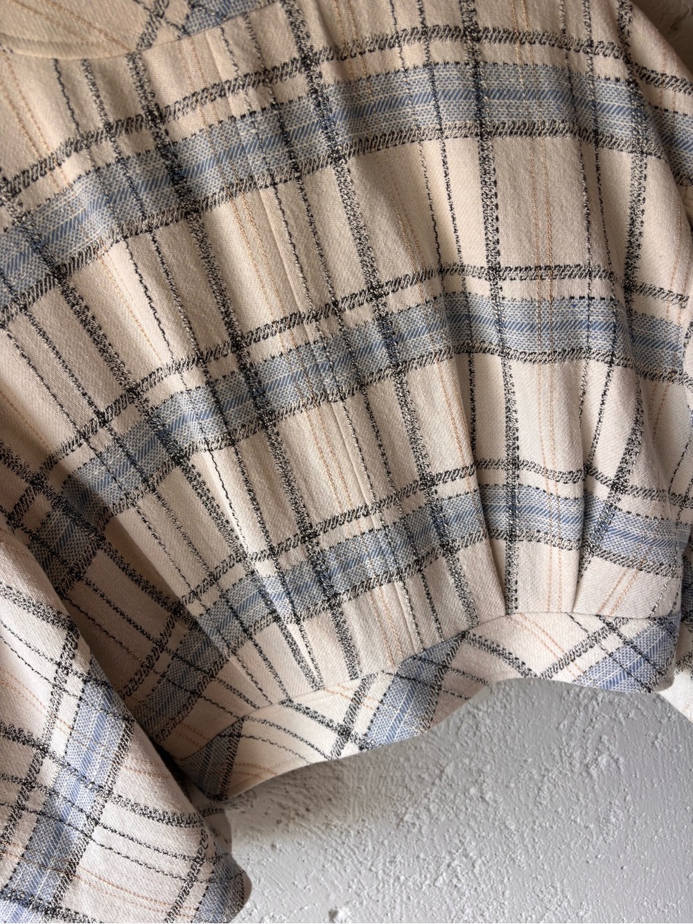 Veronica Beard Nikolai Oversized Jacket Plaid Puff Sleeve Size 8 - Picture 9 of 12